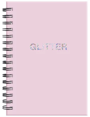 Ежедневник Glitter (розовый)
